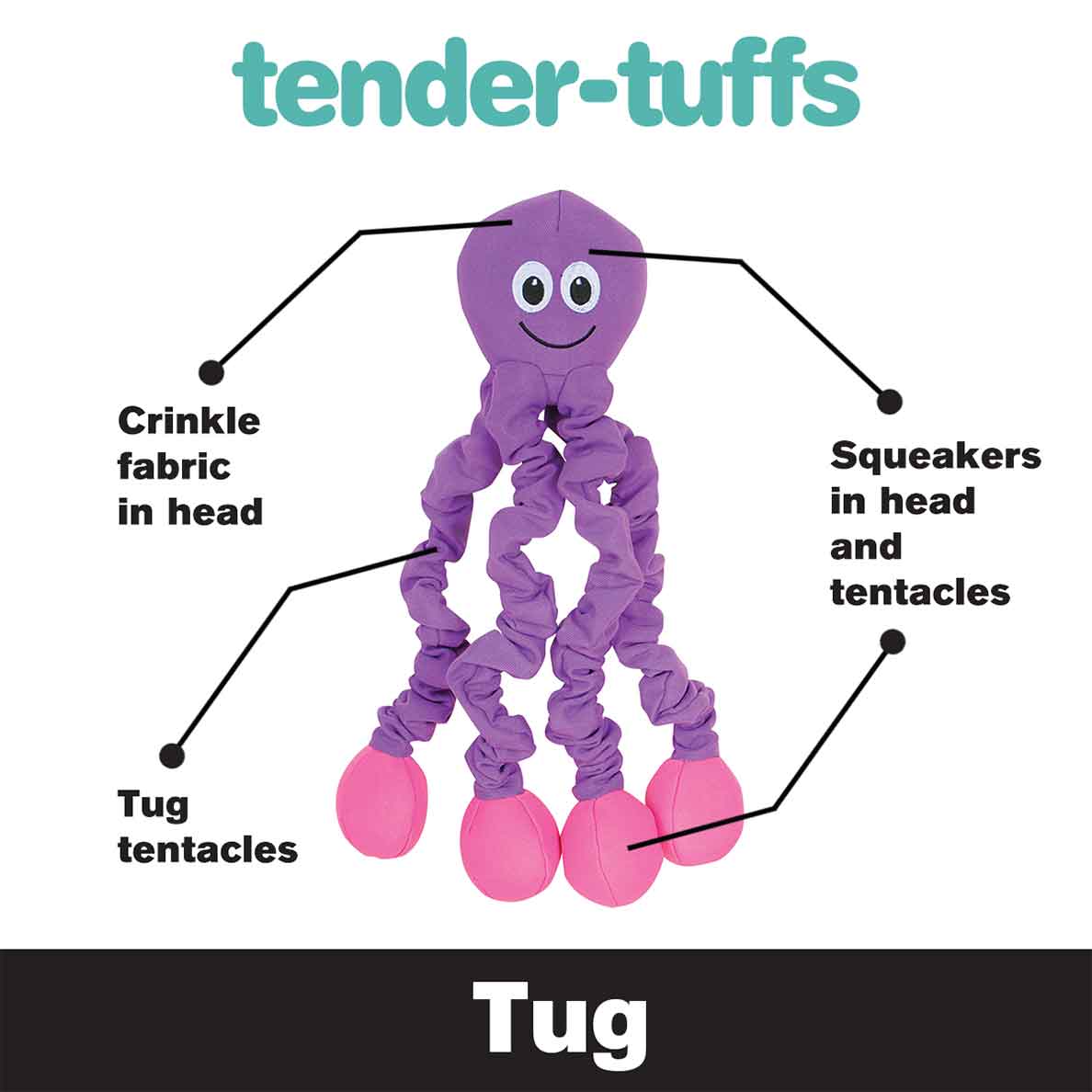 Stretchy Purple Octopus - Image 4