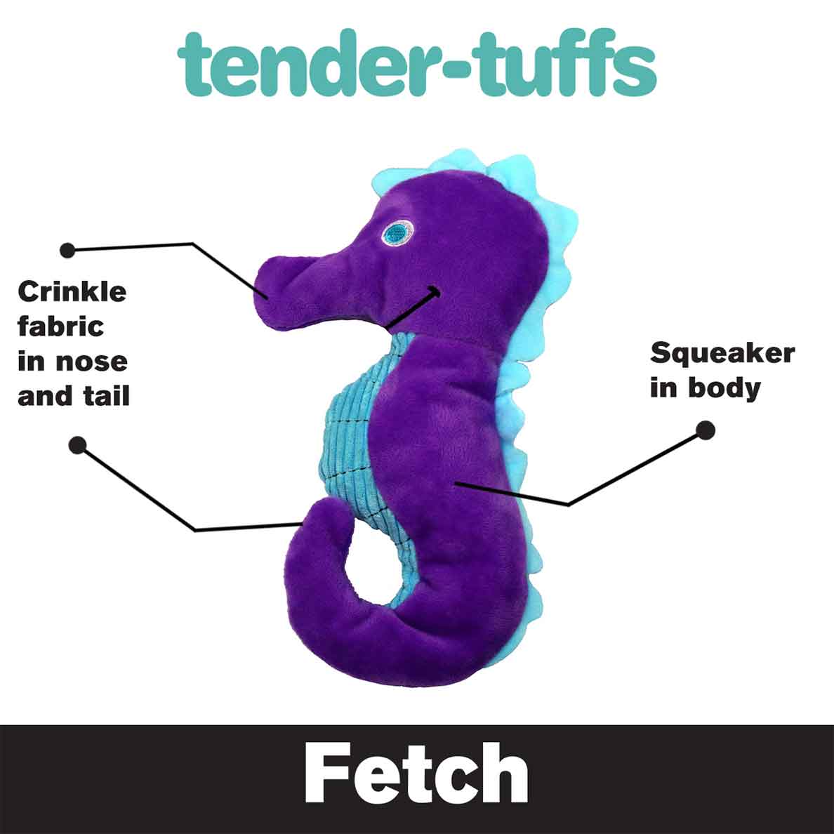 Purple Crinkle Seahorse - Image 4